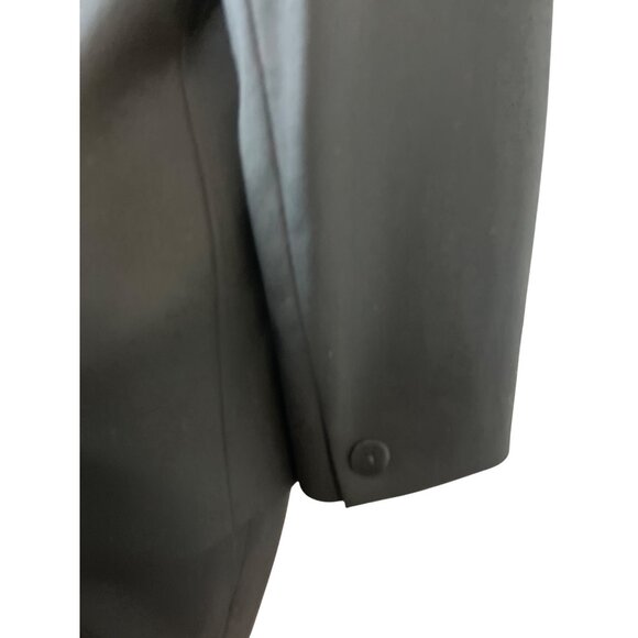 Lafayette 148 Black 2 Pcs Business Suit Set Blazer Sz 8 & Skirt Wool Blend Sz 10 - Picture 5 of 14